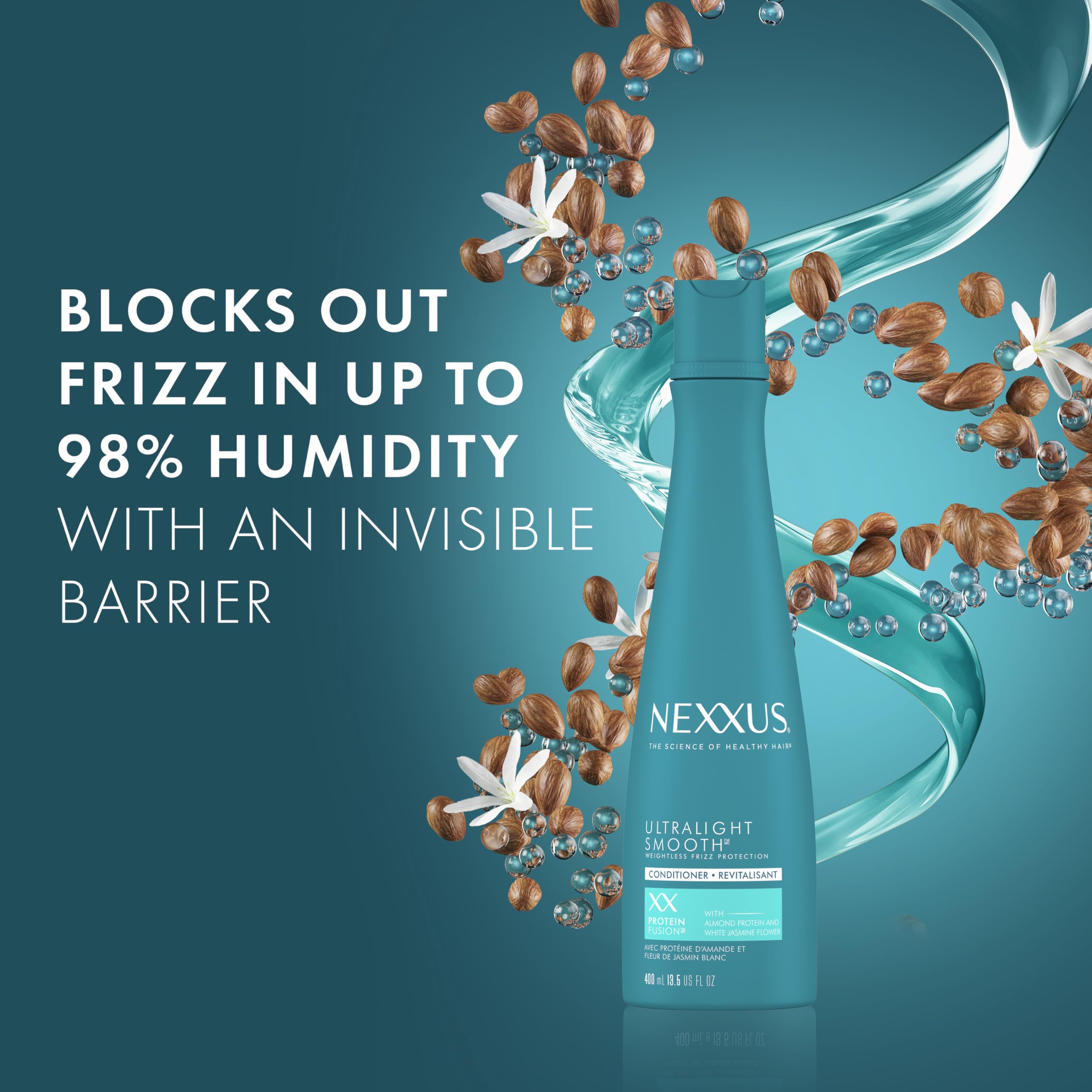 Nexxus Ultralight Smooth Conditioner – Weightless Frizz Defense (13.5 oz)