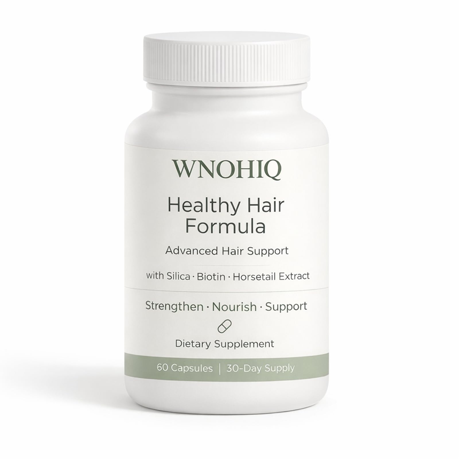 Nichalous Healthy Hair Formula for Women – Silica & Horsetail, 30 Day Supply