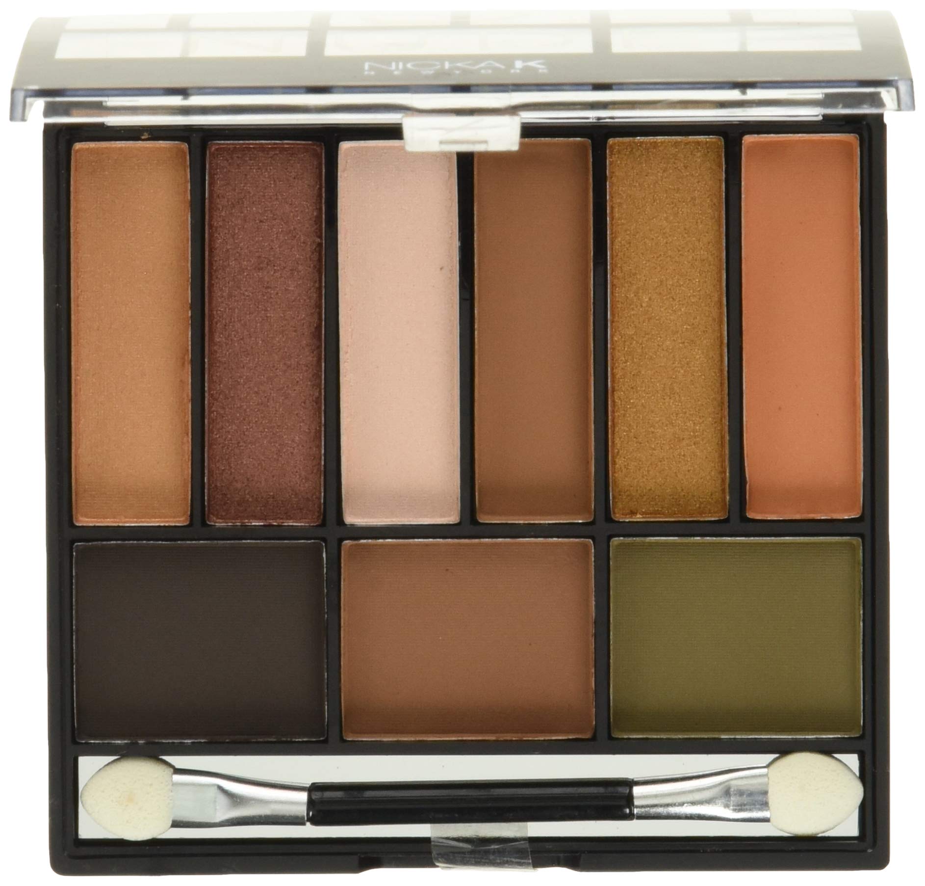 NICKA K Perfect 9 Nude Eyeshadow Palette Set – Travel Size Matte Finish