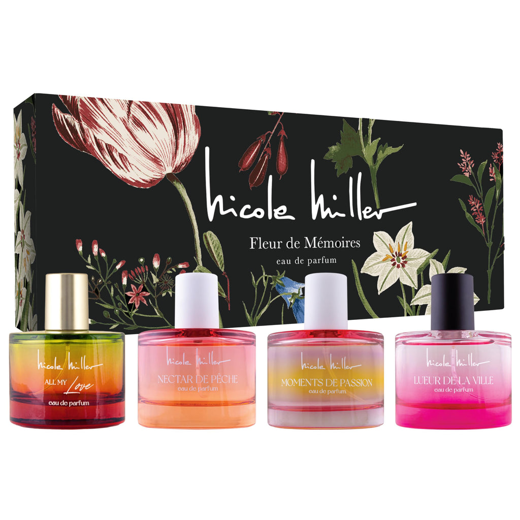 Nicole Miller Fleur De Mémoires 20ml Coffret Collection – 4 Fragrances EDP Set