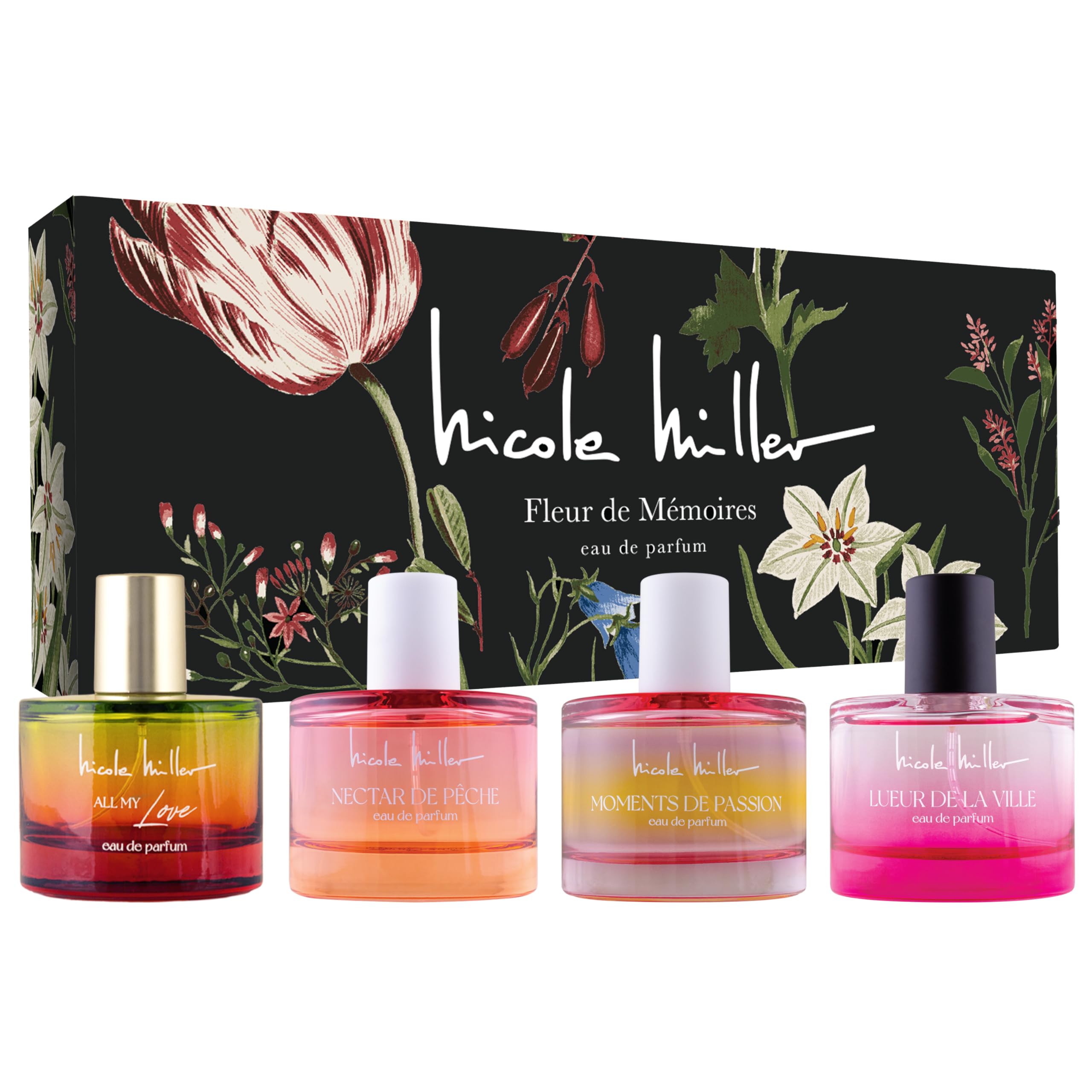 Nicole Miller Fleur De Mémoires 20ml Coffret Collection – 4 Fragrances EDP Set