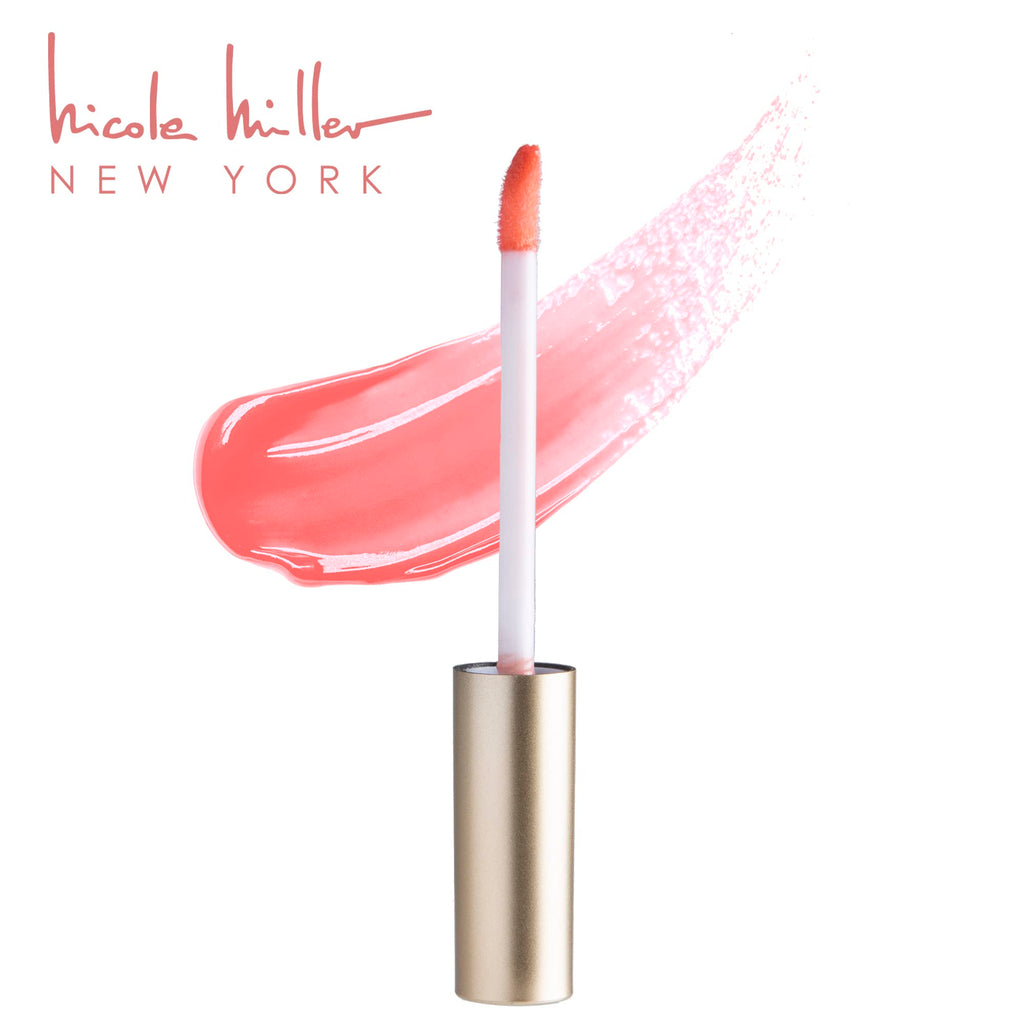 Nicole Miller New York Lip Gloss Collection – 10 Shimmery Shades in Peach Pack