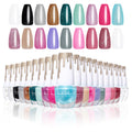 Nicole Miller New York 20-Piece Gel Nail Polish Set – Glossy Colors for Women & Teens