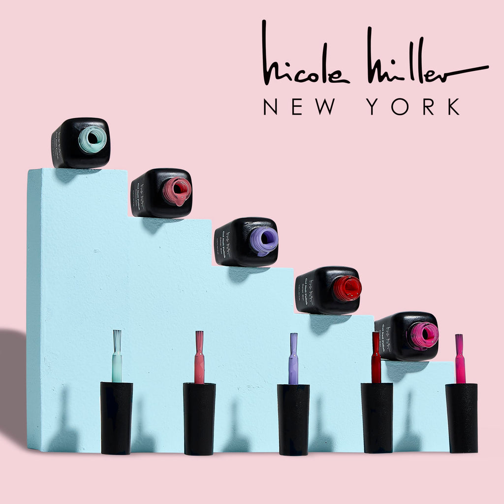 Nicole Miller New York Gel Nail Polish Collection — 20-Piece Set with 16 Colors, 2 Base Coats & 2 Top Coats