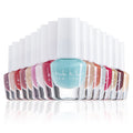 Nicole Miller New York Mini Nail Polish Set – 15-Piece Glossy Color Collection for Nails (Purple Accent)