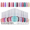 Nicole Miller New York Mini Nail Polish Set – 15-Piece Glossy Nail Colors Collection
