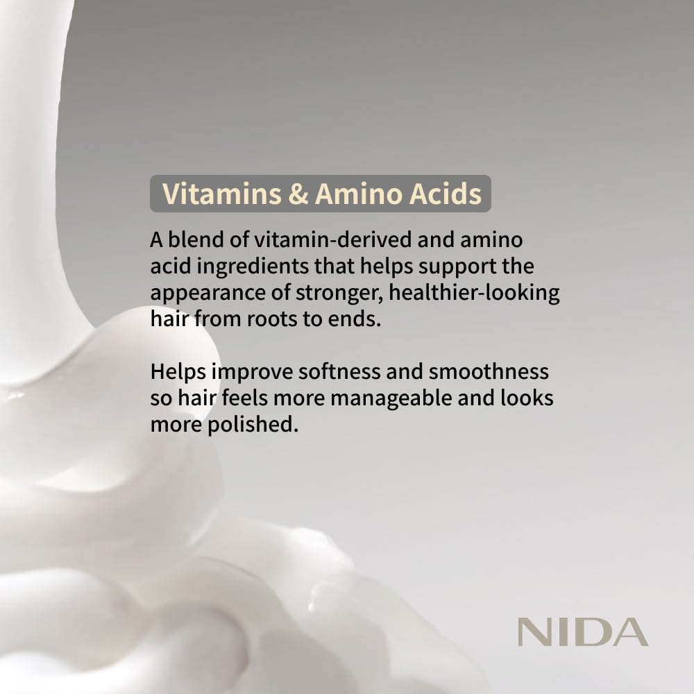 NIDA Ultimate Hair-Thickening & Root-Fortifying Conditioner | Soft, Shiny, Strong Hair | 8.5 fl oz / 250 ml