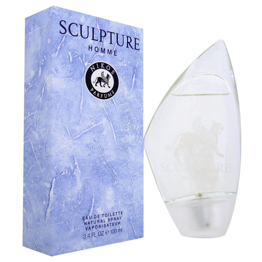 Nikos Sculpture Homme Eau de Toilette — 3.4 oz for Men | Sculpture