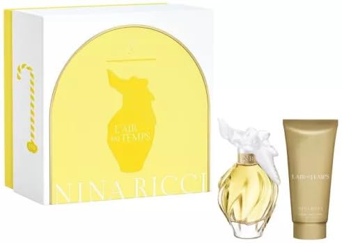 Nina Ricci L'Air Du Temps Gift Set for Women – EDT 1.7 oz + Body Lotion 2.5 oz