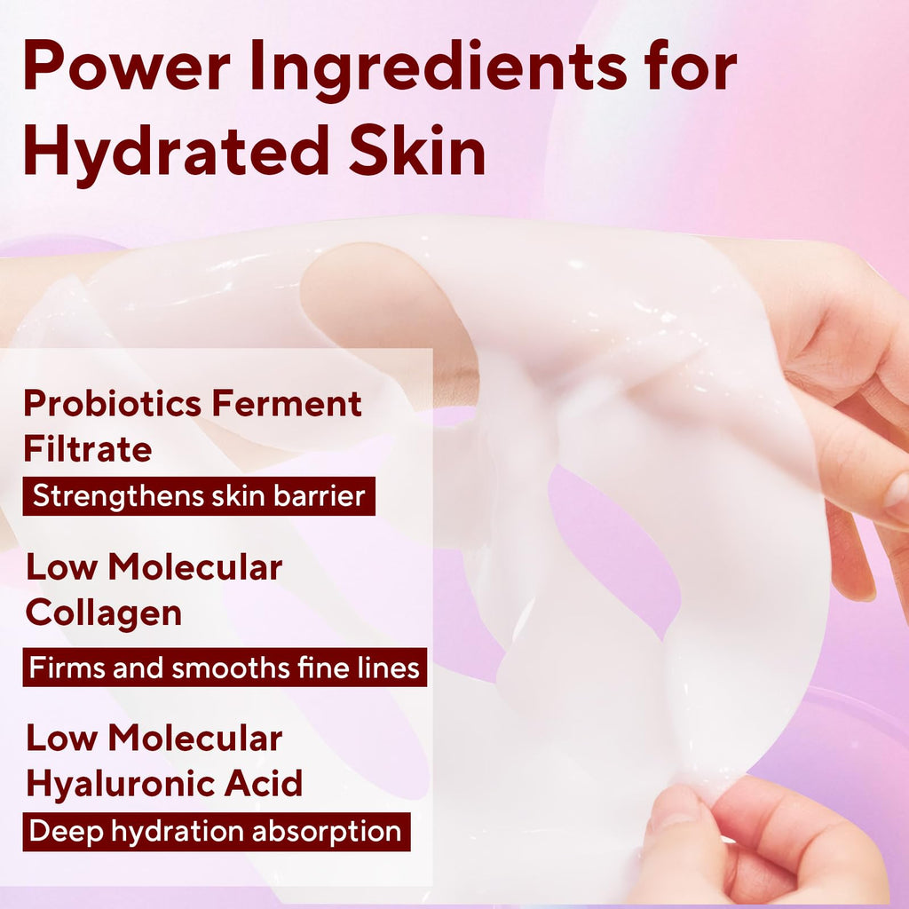 Nityrliv Bio-Collagen Real Deep Mask — 8-Pack Overnight Hydration