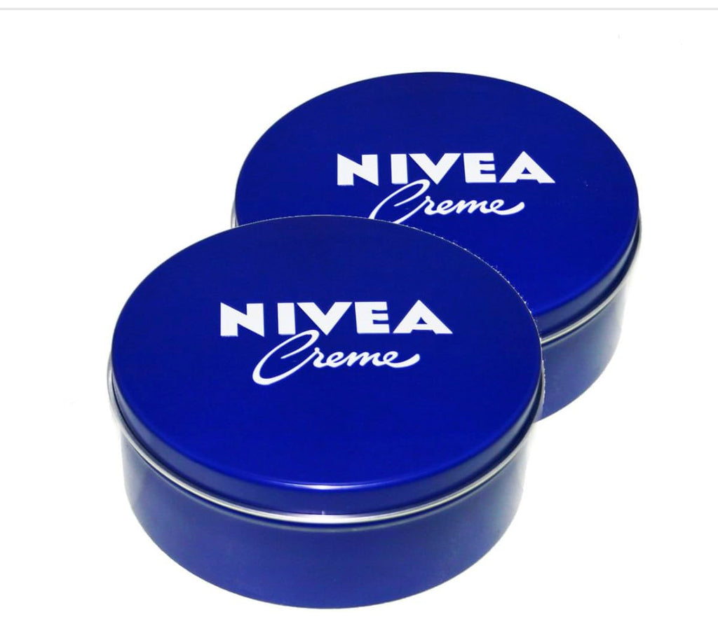 NIVEA Genuine German Cream Metal Tin 250ml – 2 Pack