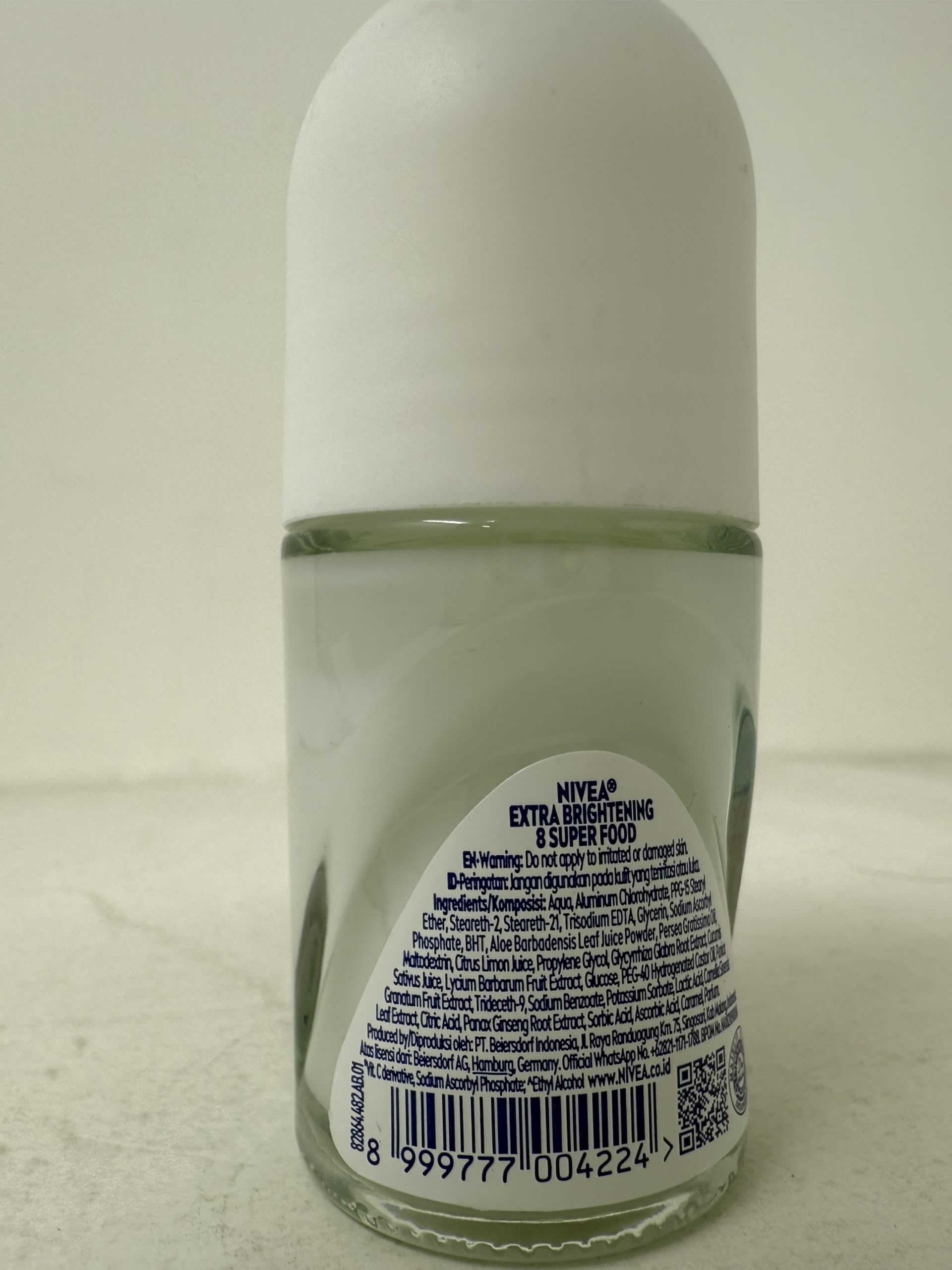 NIVEA Extra Brightening Flavor Roll-On Deodorant – Alcohol-Free, 48HR Odor Protection, 3 x 50ml
