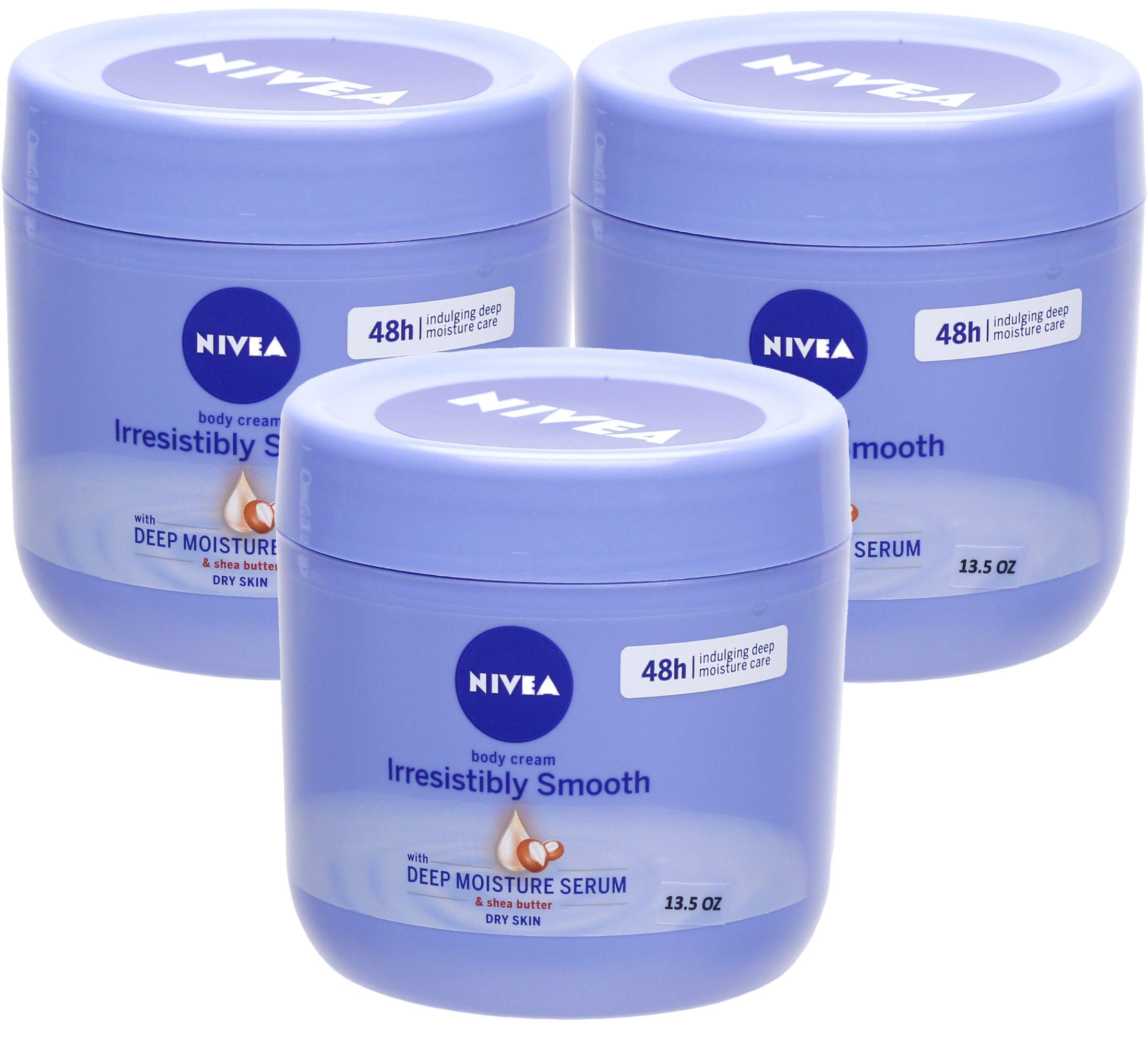 NIVEA Irresistibly Smooth Body Cream 3 x 400 ml Pack