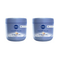NIVEA Irresistibly Smooth Body Cream with Shea Butter – 400ml Pack of 2, 48-Hour Hydration
