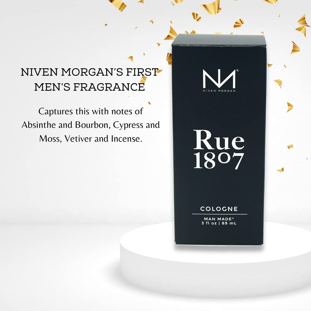 Niven Morgan Black Cypress Rue 1807 Cologne – Classic Men’s Fragrance