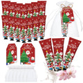50-Piece Nlicrst Christmas Hand Cream Bulk Set – Santa & Snowman Gift Favors