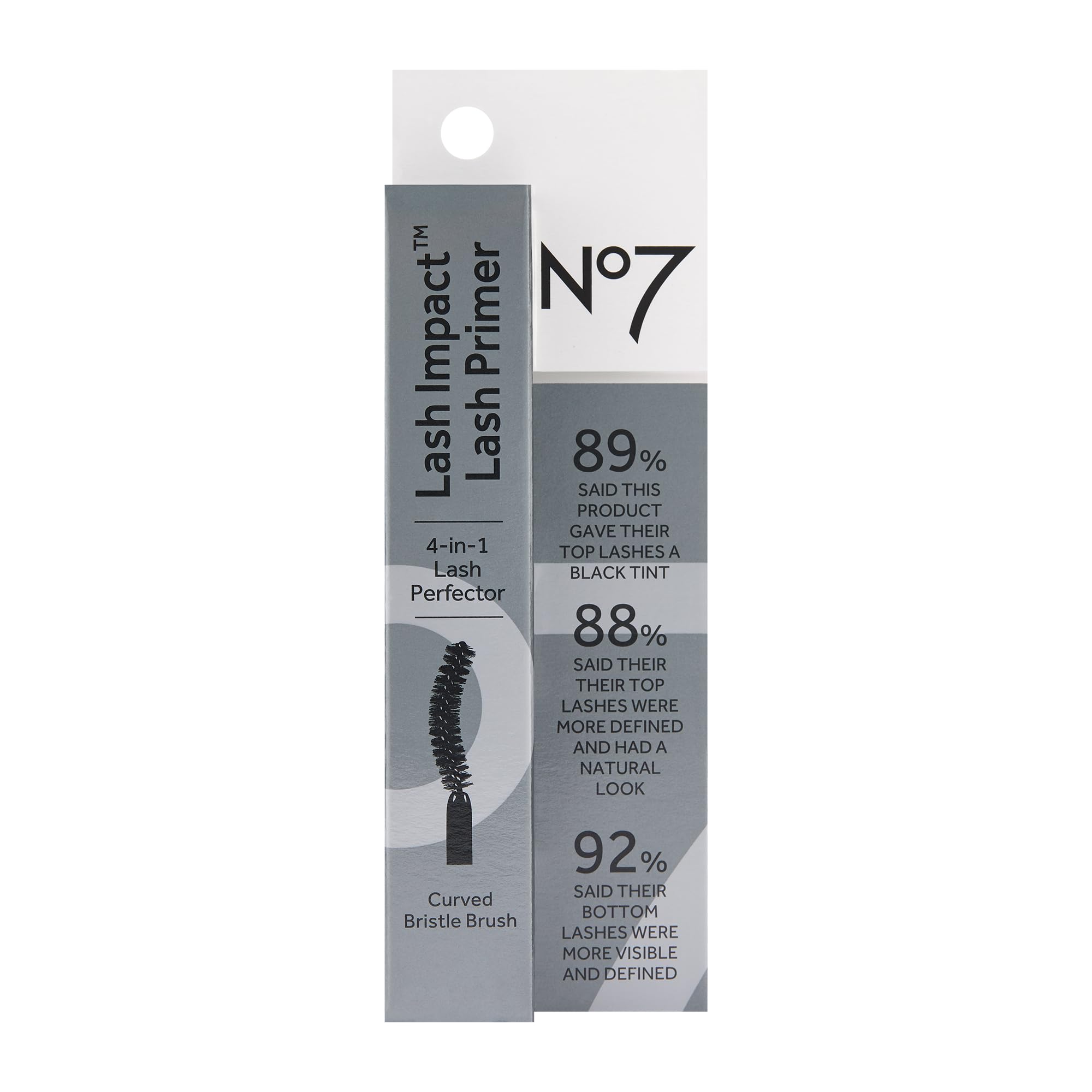 No7 Lash Impact Lash Primer — Defines, Primes & Volumizes Lashes (Pack of 2)