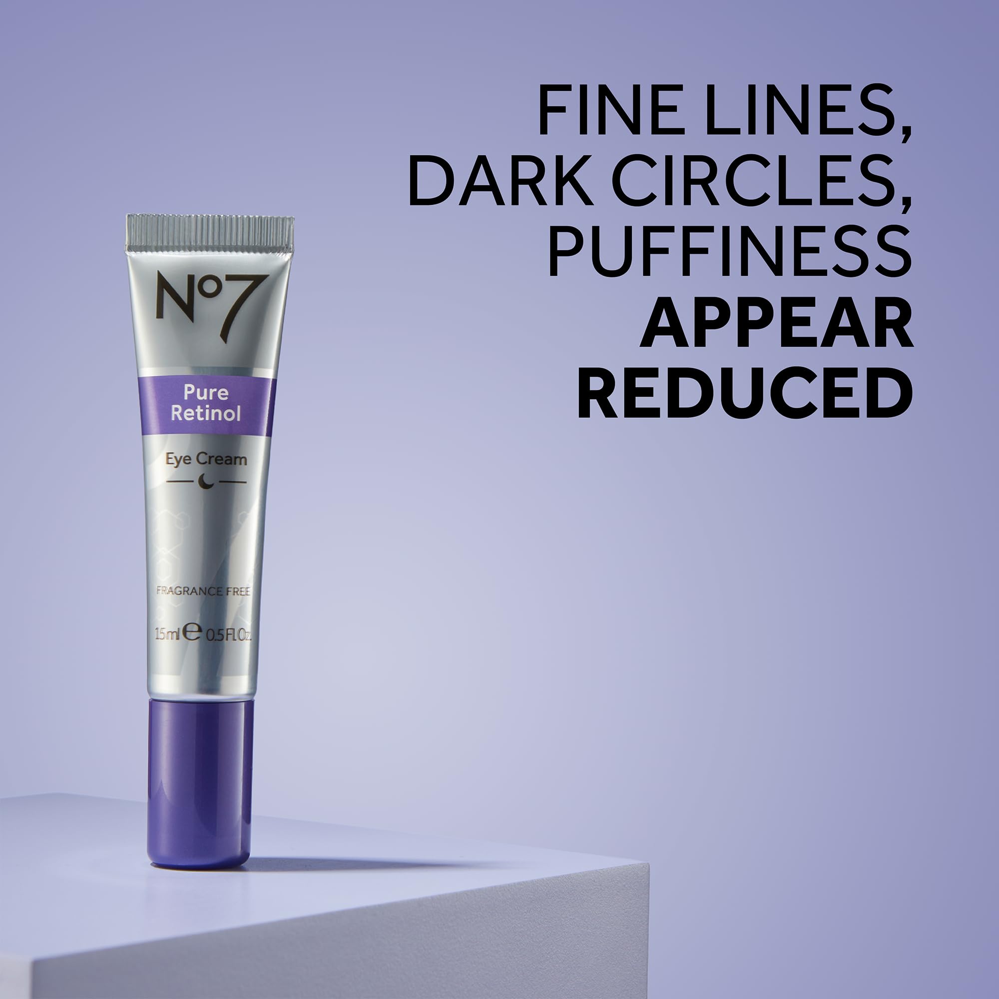 No7 Pure Retinol Eye Cream - 0.5% Retinol, Shea Butter & Matrixyl 3000 Plus