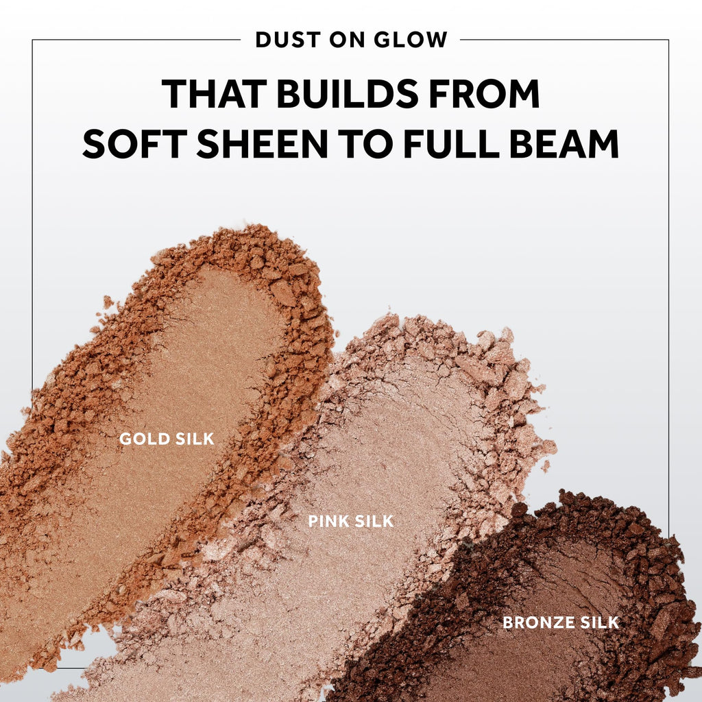 No7 Radiant Glow Powder Highlighter – Lightweight, Buildable Dewy Shine (Gold Silk 5g)