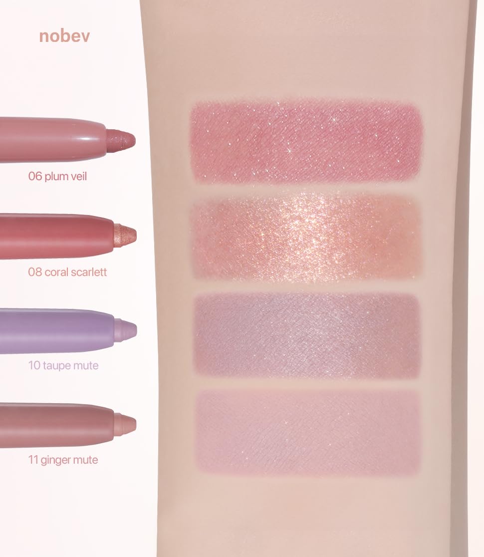 Nobev Under Eye Master 10 Colors – Cream Peach (05) | Dual-Tip Concealer & Highlight for Under Eyes