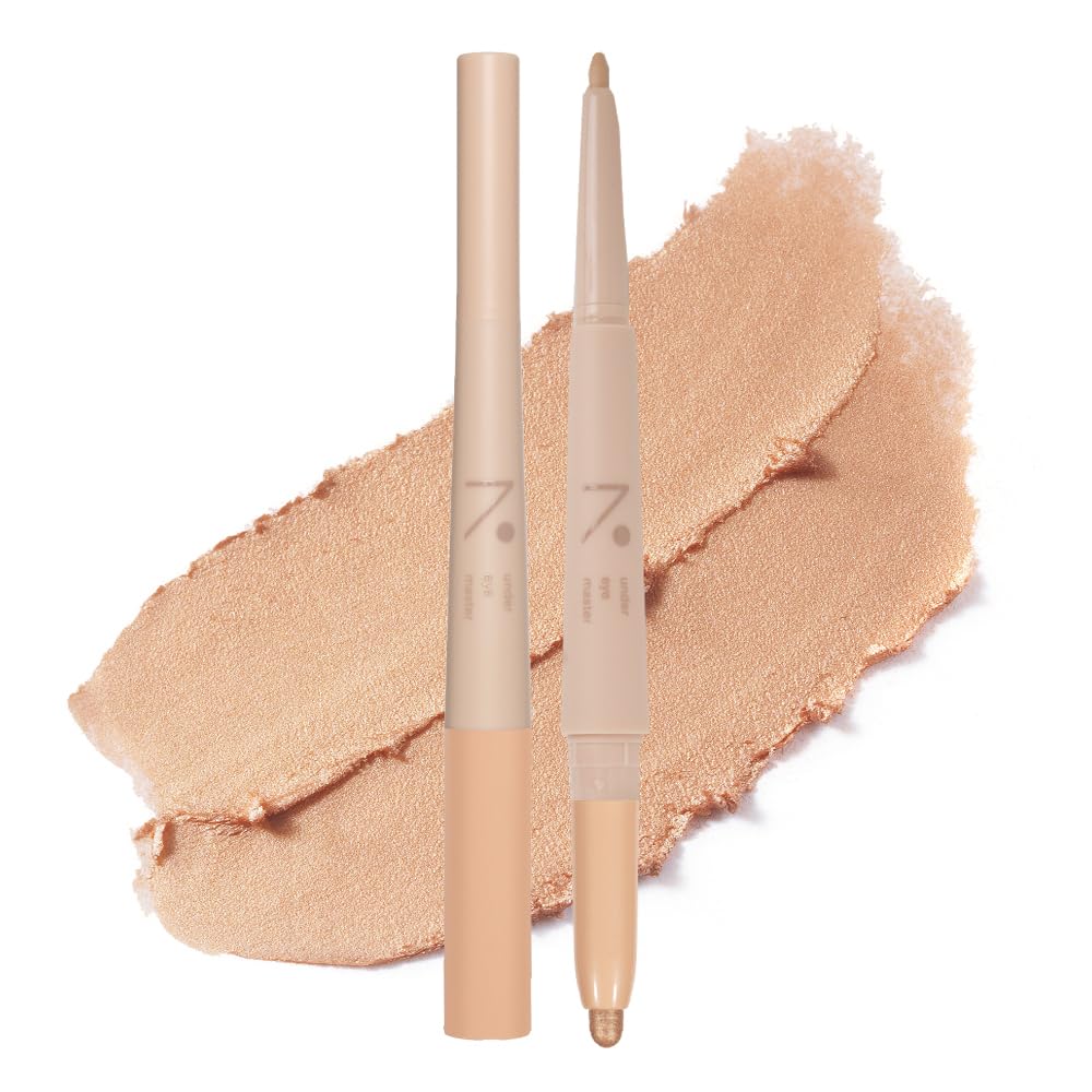 Nobev Under Eye Master 10 Colors – Cream Peach (05) | Dual-Tip Concealer & Highlight for Under Eyes