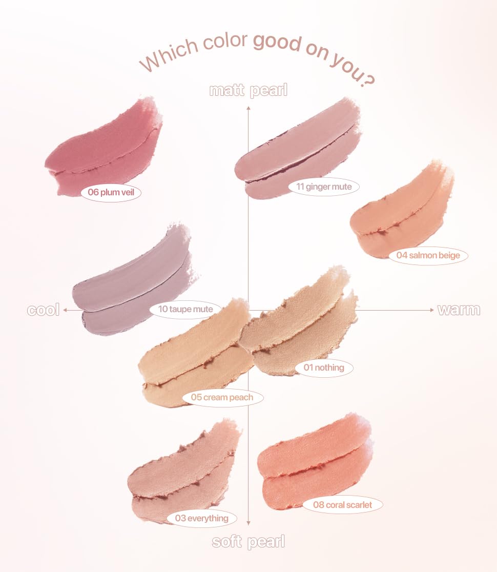 Nobev Under Eye Master 10 Colors – Cream Peach (05) | Dual-Tip Concealer & Highlight for Under Eyes