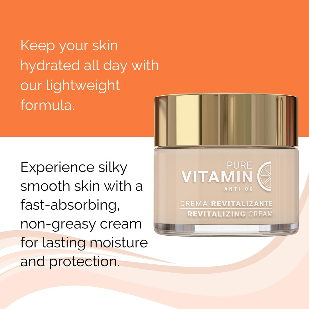 Noche Y Dia Vitamin C Face Cream – Hydrating Lightweight Moisturizer for All Skin Types | 60mL