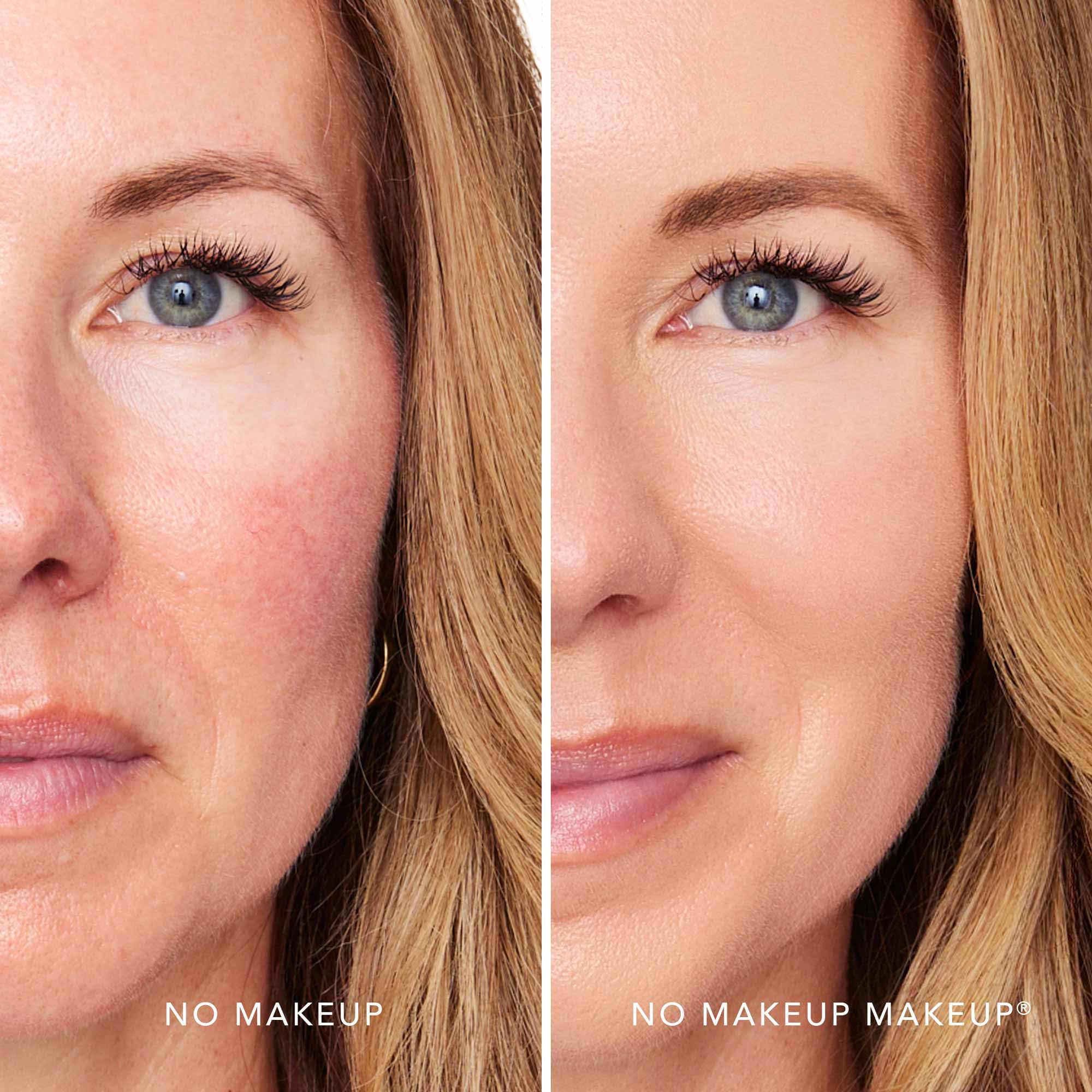 No Makeup Makeup Foundation + Brush Duo — Skin-Tone Adaptive, Buildable Coverage, Vegan & Cruelty-Free