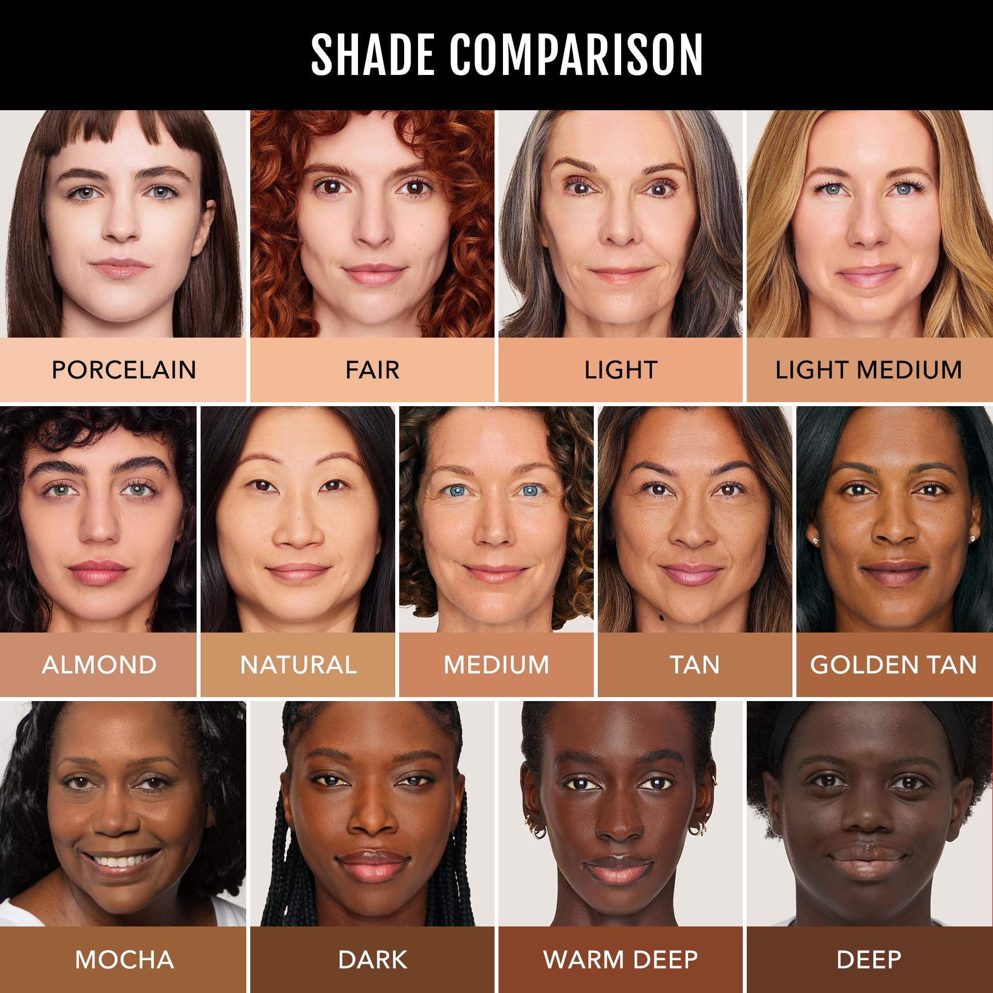 No Makeup Makeup Foundation + Brush Duo – Porcelain | Skin-Tone Adaptive FlexShade