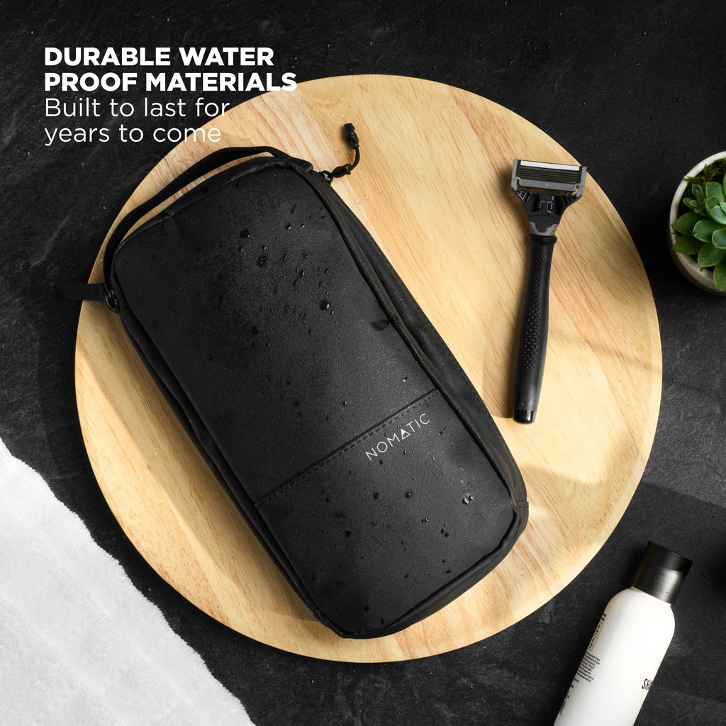 NOMATIC Toiletry Bag for Travel - Navy Small V2 | Compact, Water-Resistant Organizer
