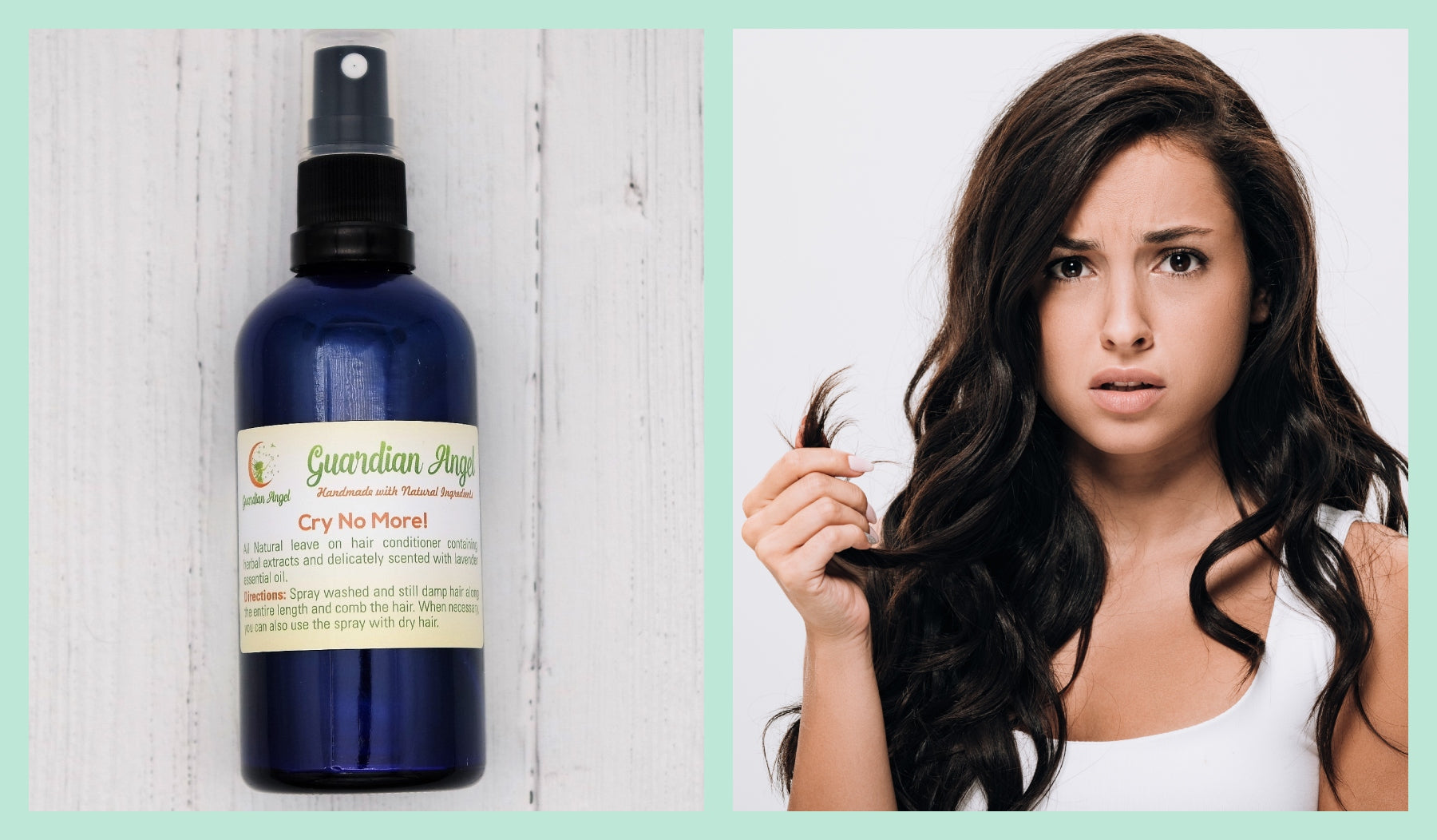 Leave On Hair Conditioner - Cry No More!  Choose Classic or Head Lice Prevention
