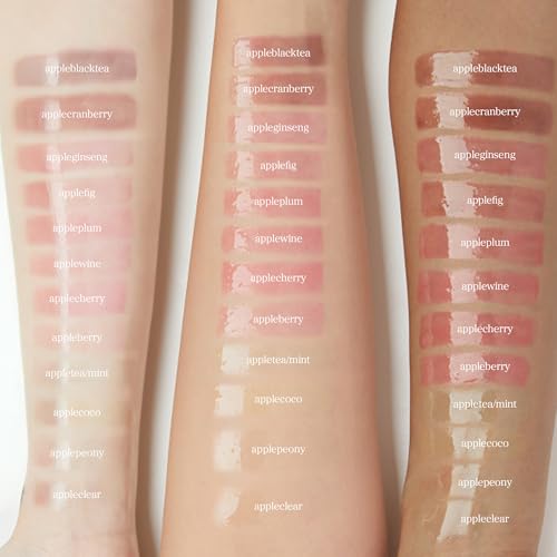 NOONI Applecoco Lip Oil – Korean Lip Glow for Hydration, Plump & Lasting Shine (0.12 fl oz)