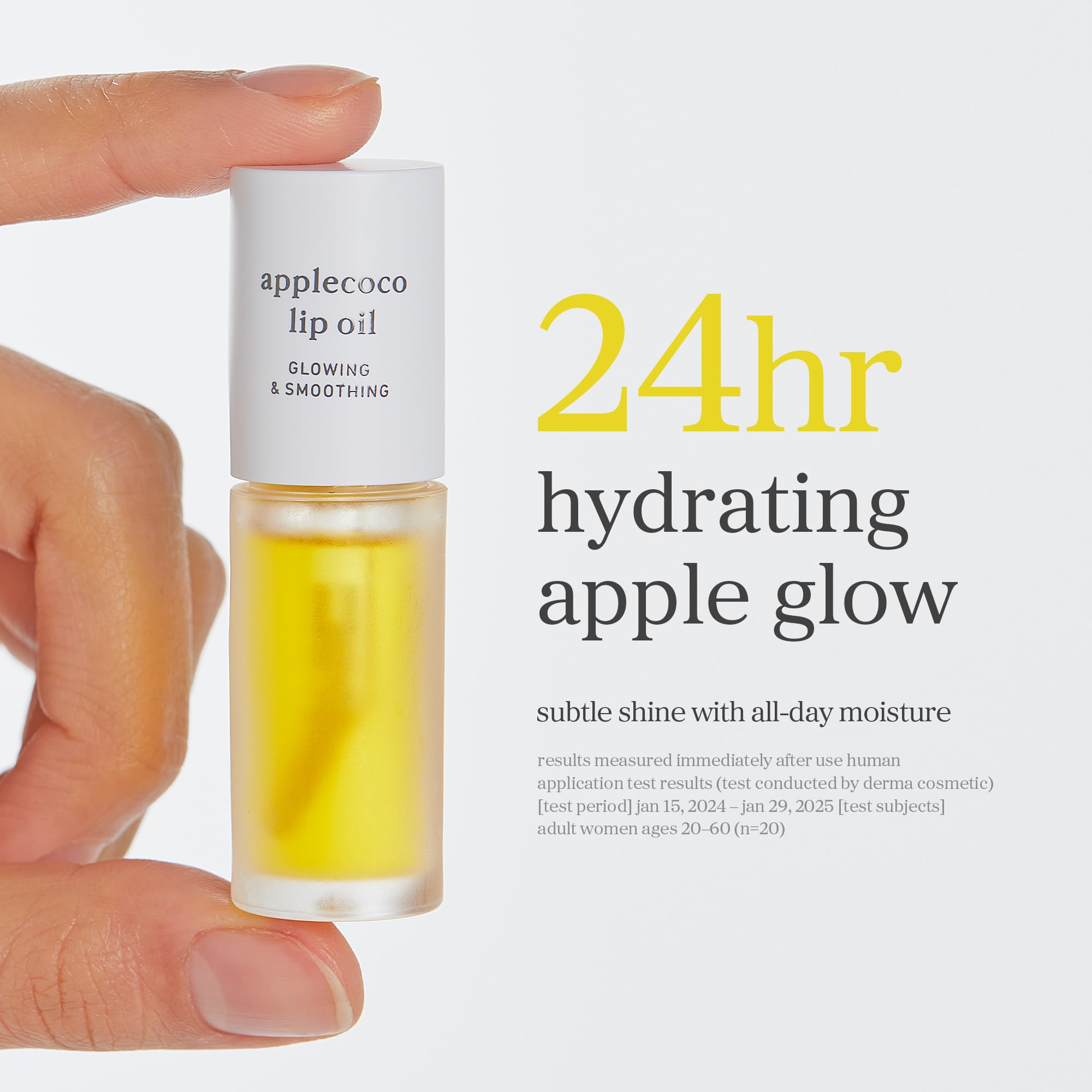 NOONI Applecoco Lip Oil – Korean Lip Glow for Hydration, Plump & Lasting Shine (0.12 fl oz)