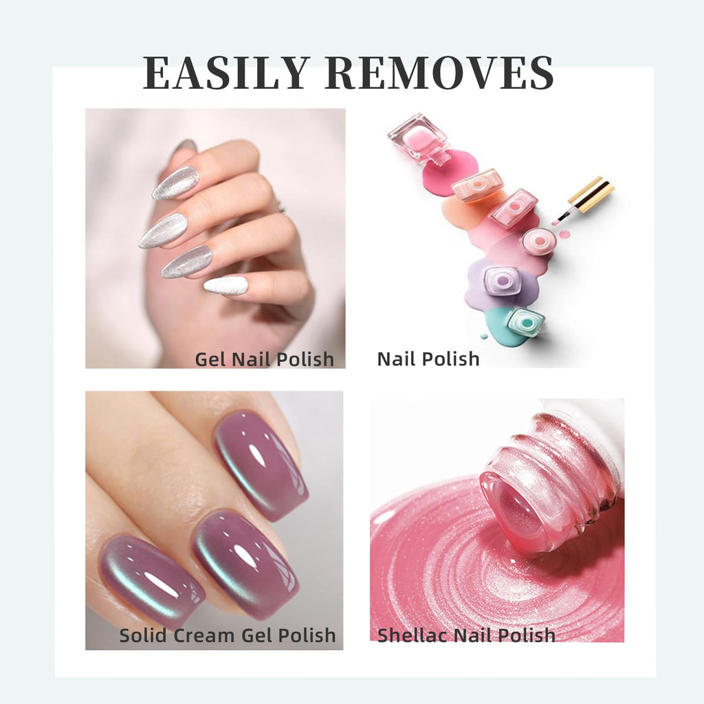 NORCICO Gel Polish Remover – Quick 3-5 Minute Gel Removal, No Foil Soaking, 30ml (2 Pcs)