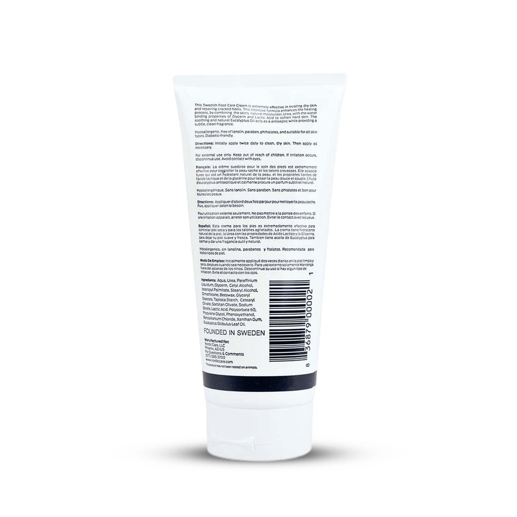 Nordic Care Foot Care Cream Intensive Repair | 10% Urea for Dry Feet & Cracked Heels