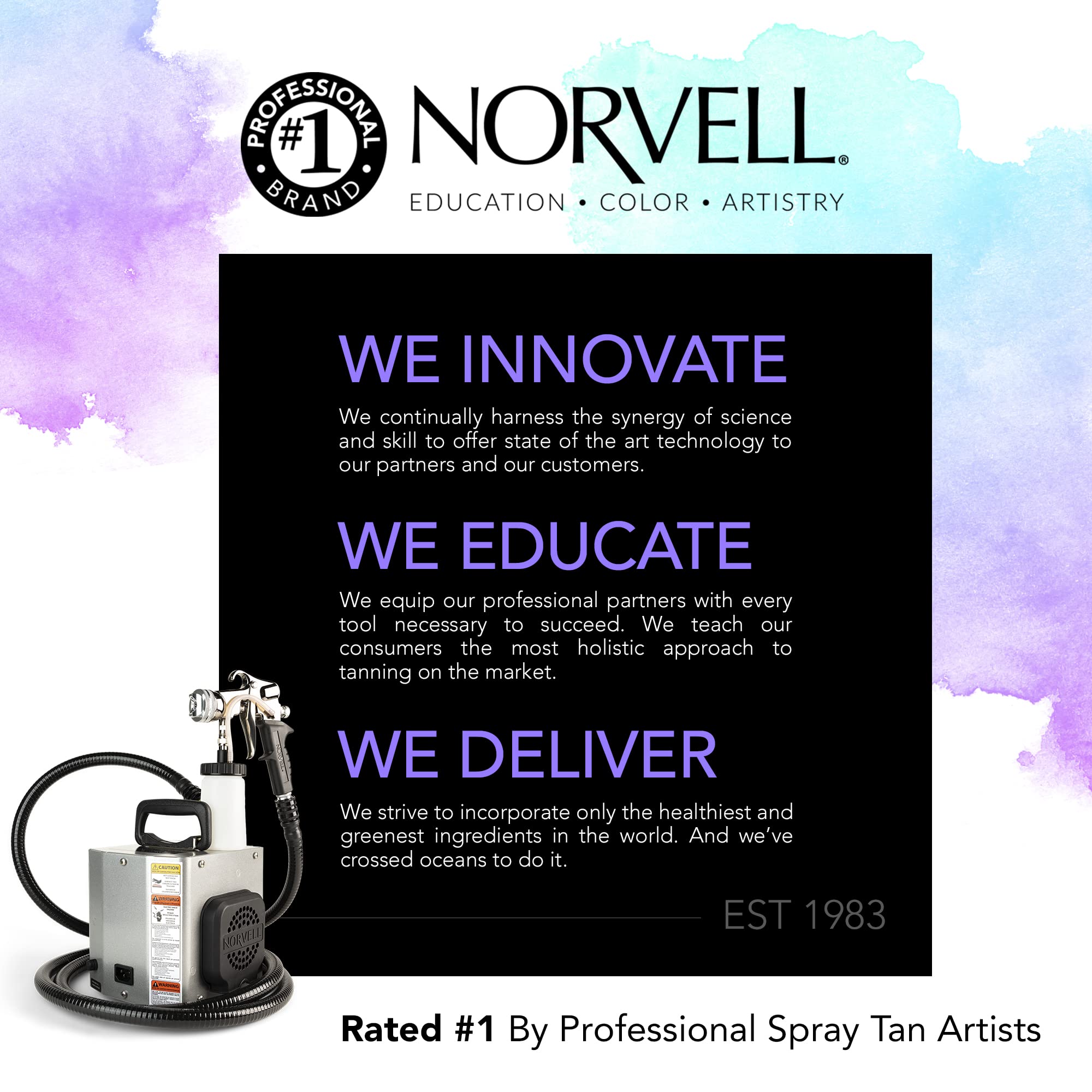 Norvell Mobile Z3000 HVLP Spray Tan Machine – 10ft Hose & Z-Gun