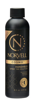 Norvell Cosmo Spray Tan Solution 8 oz – Pro Sunless Tanner with Warm Brown & Cool Violet Undertones