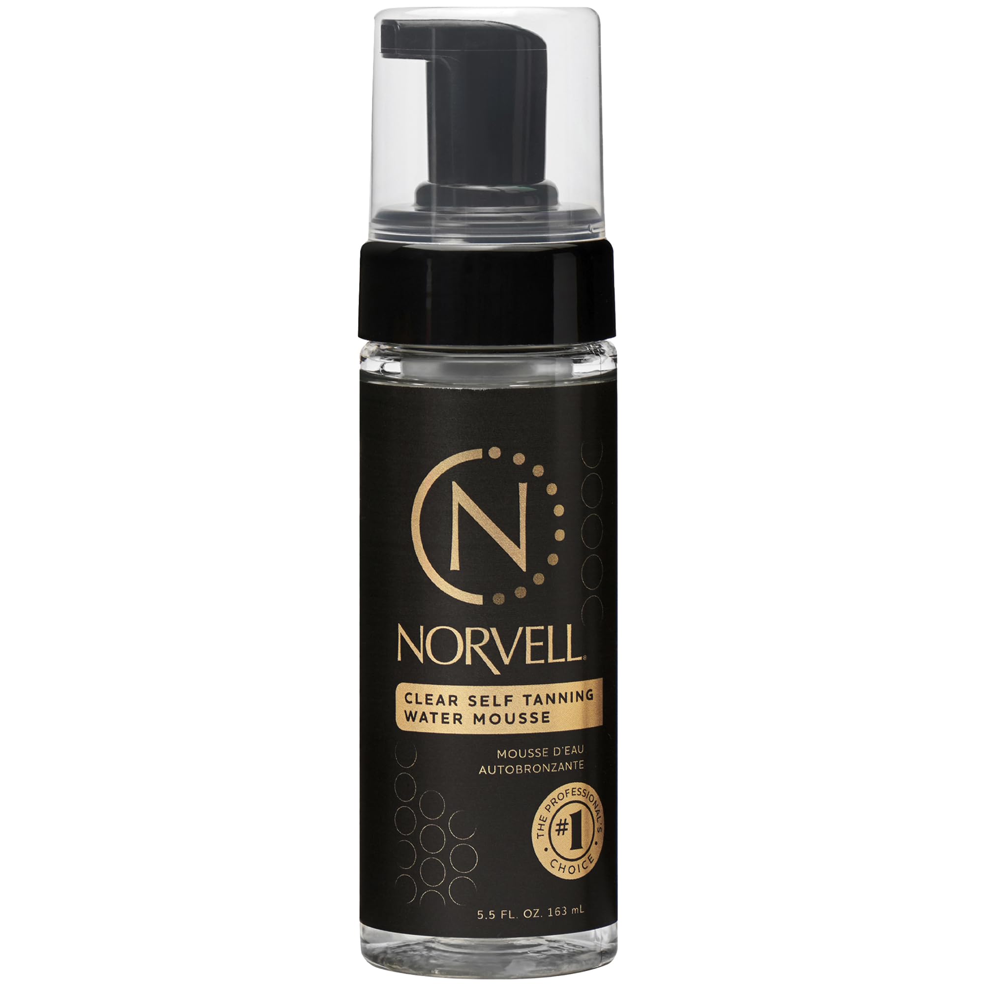 Norvell Essentials Clear Self Tanner Water Mousse – Raspberry Almond, 5.8 fl oz