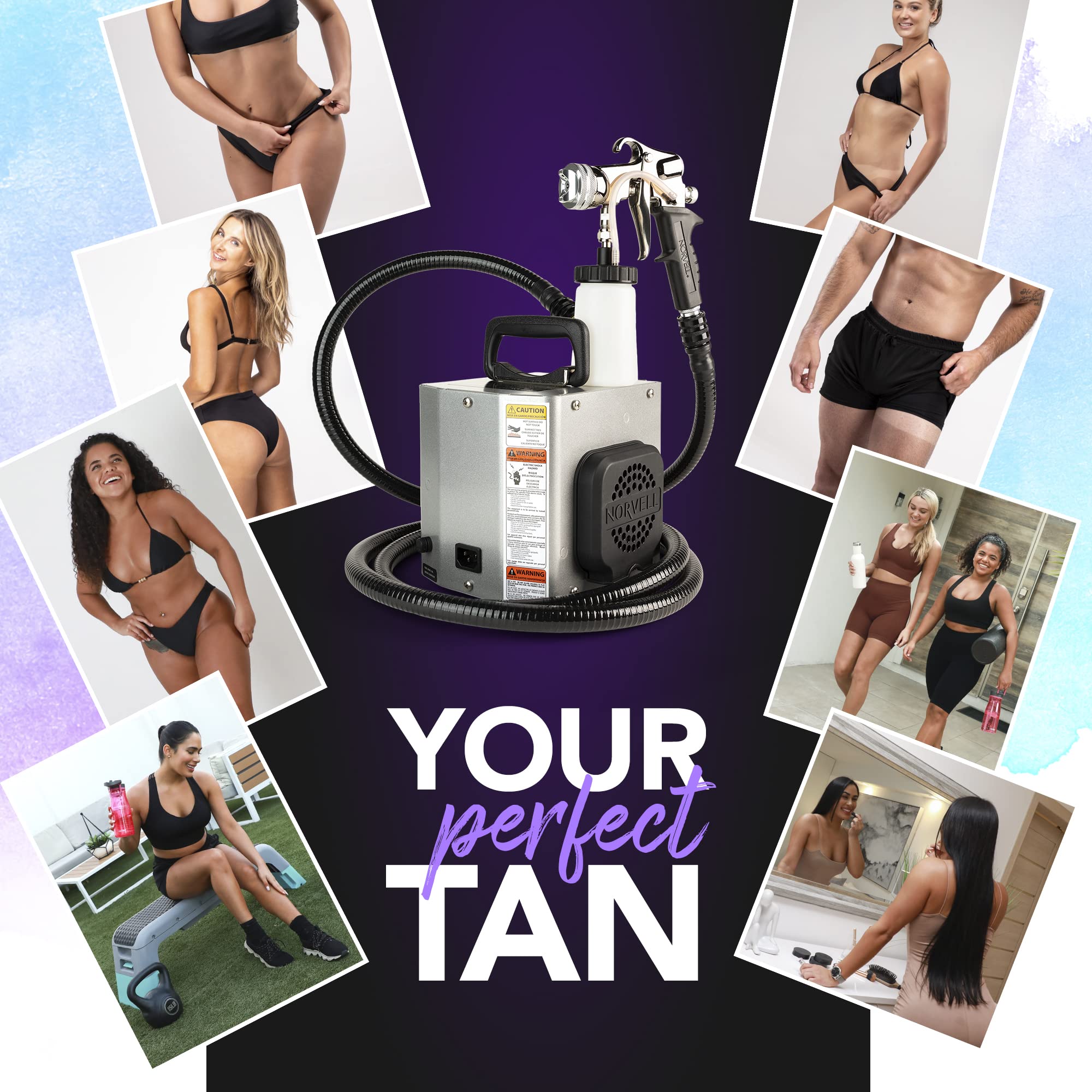 Norvell Mobile Z3000 HVLP Spray Tan Machine – 10ft Hose & Z-Gun