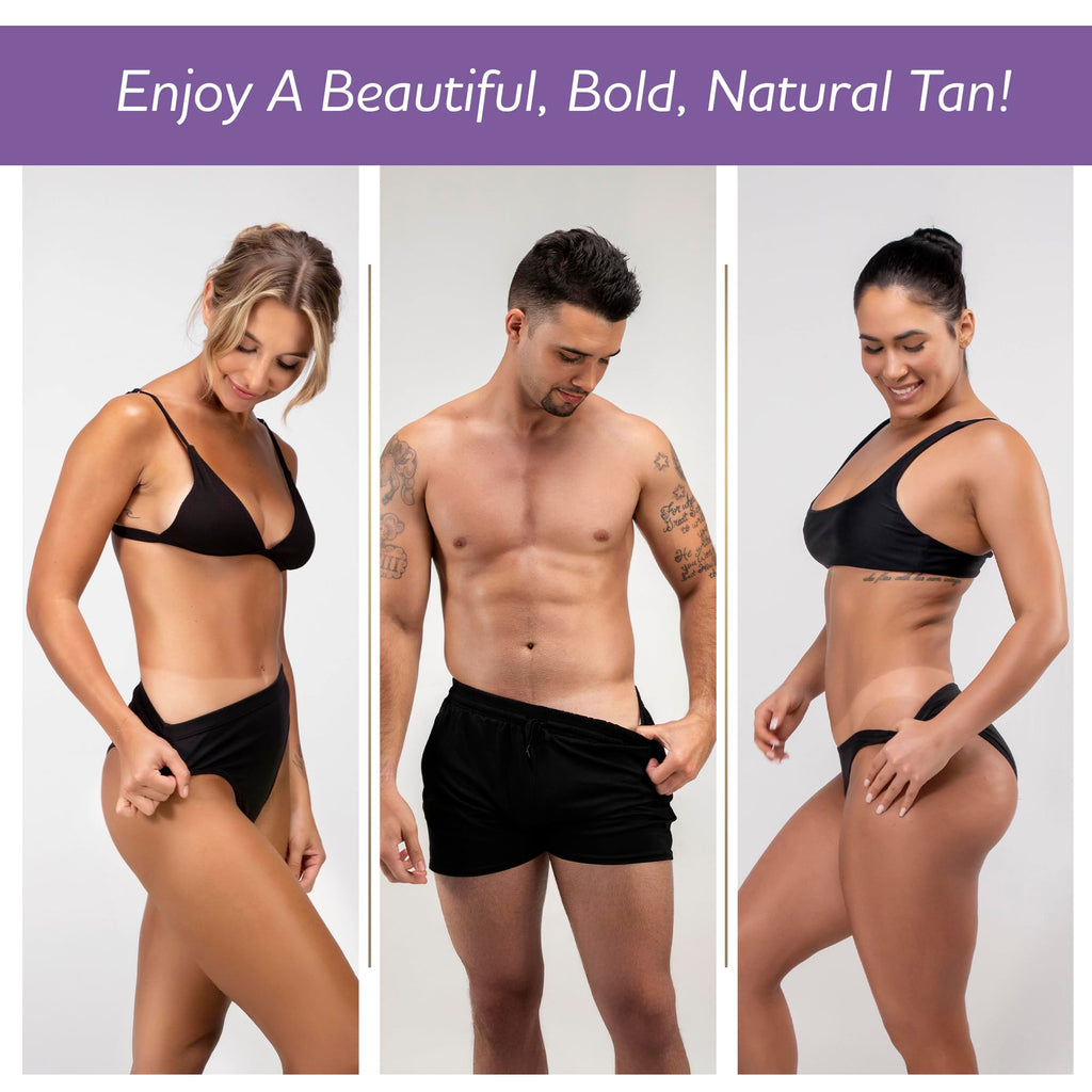 Norvell Venetian Self Tanning Set – 8 oz Mousse with Bronzer & Reusable Mitt