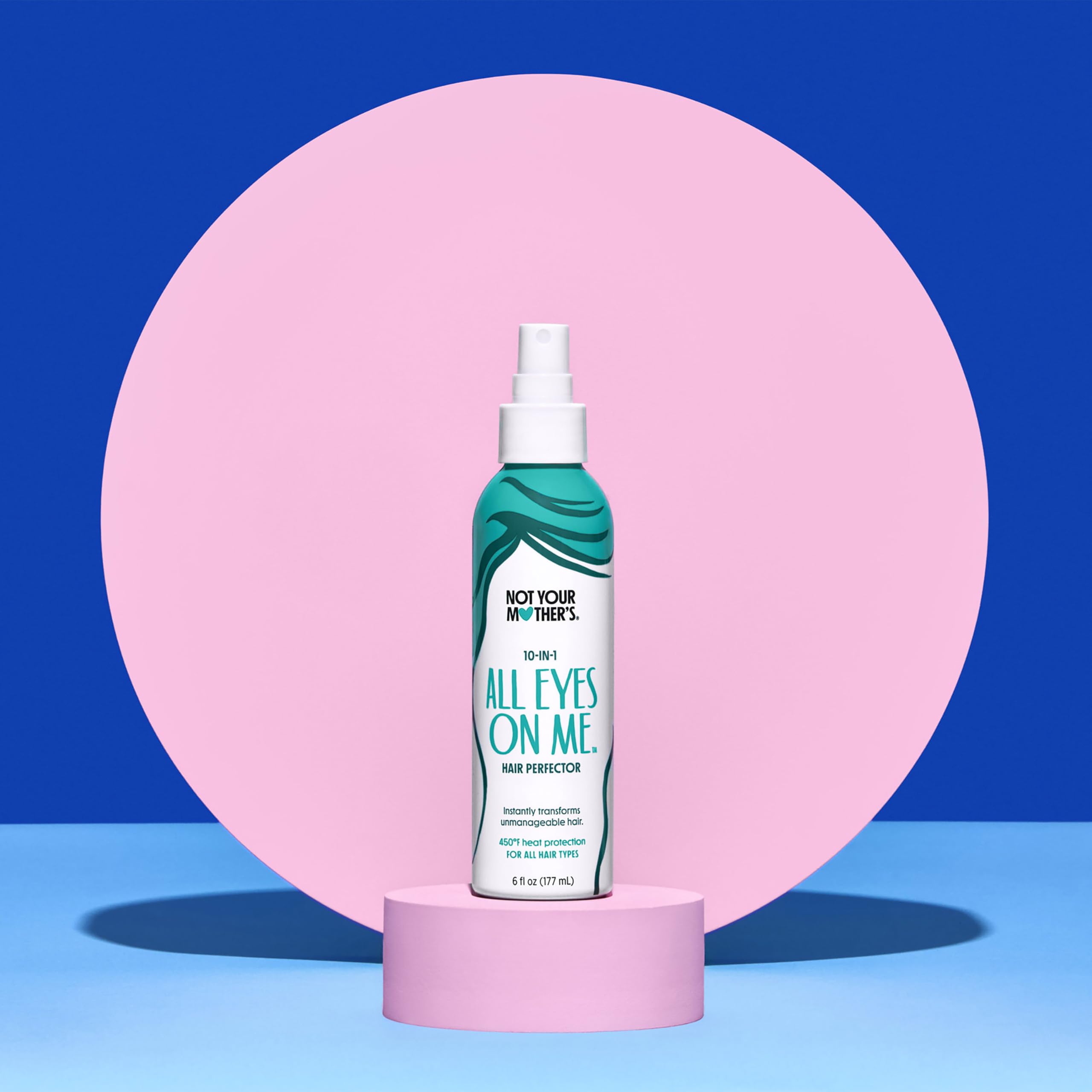Not Your Mother's All Eyes On Me 10-in-1 Hair Perfector (3-Pack) – Heat Protectant, Detangler & Frizz Control