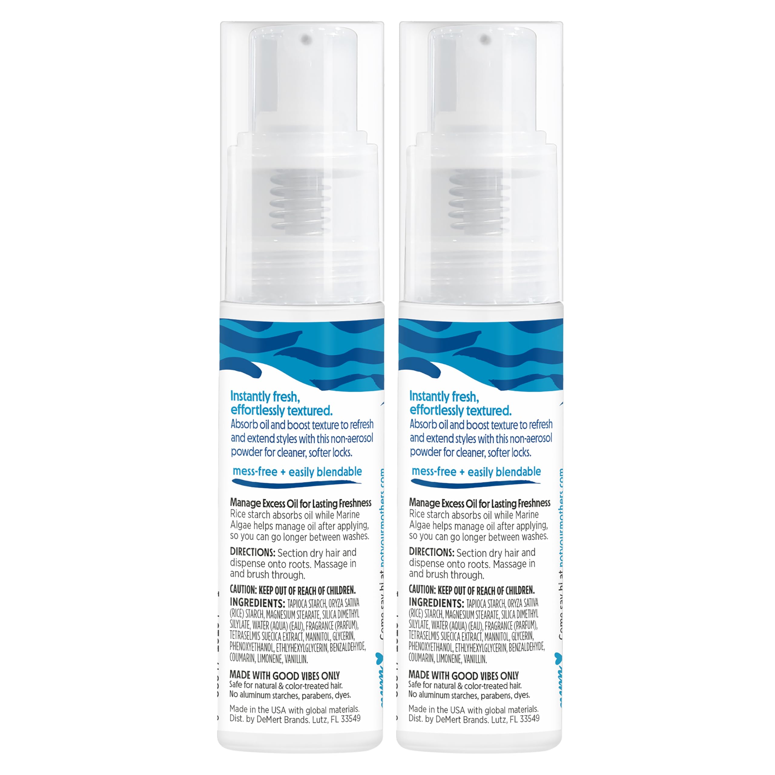 Not Your Mother's Beach Babe Texturizing Dry Shampoo Powder (2-Pack) – 0.85 oz Each
