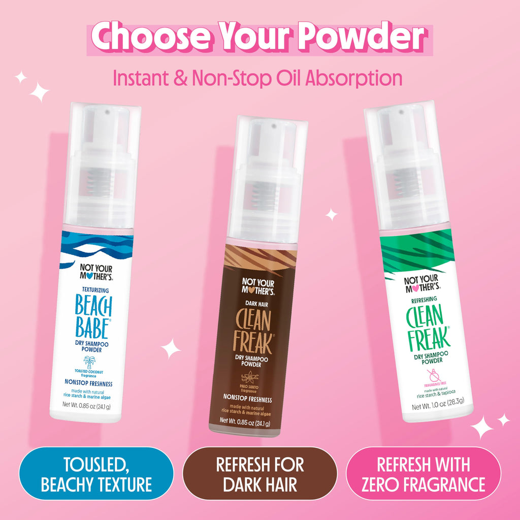 Not Your Mother's Beach Babe Texturizing Dry Shampoo Powder (2-Pack) – 0.85 oz Each