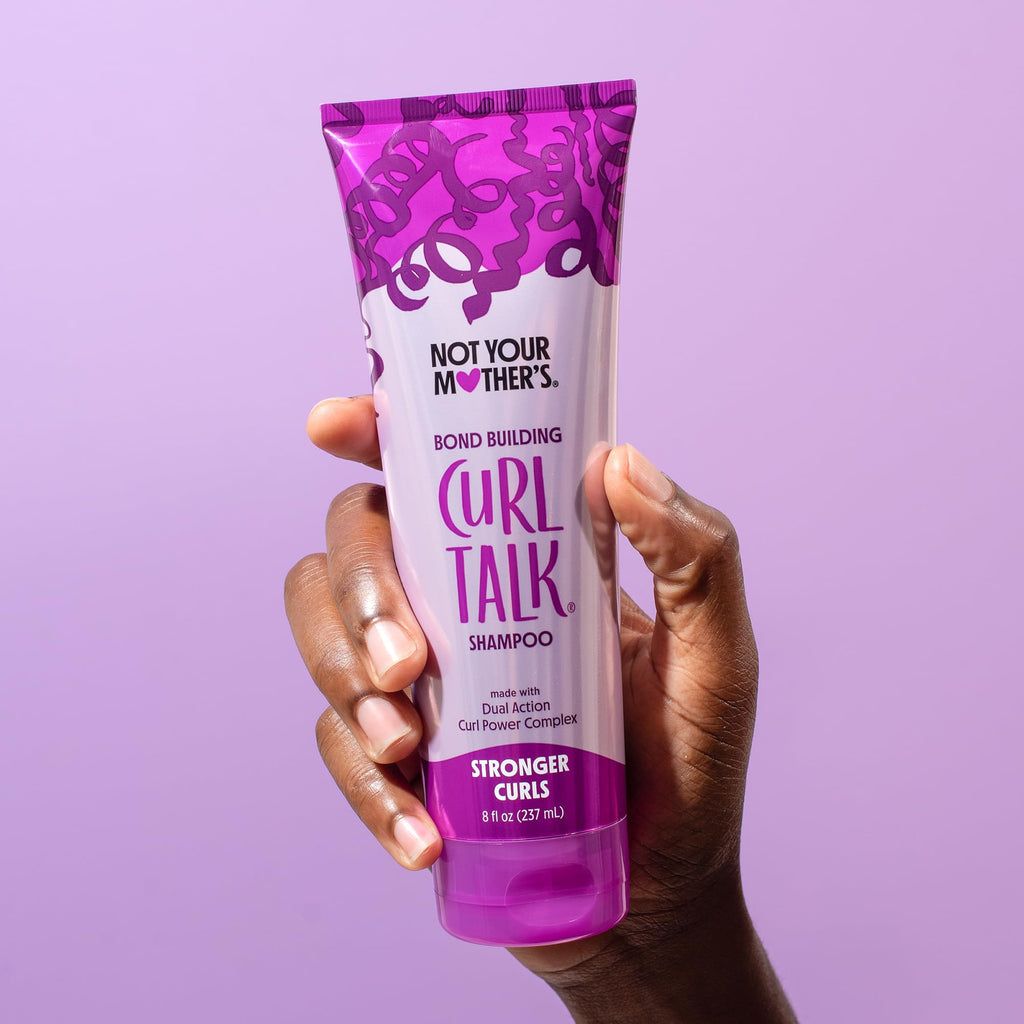 Not Your Mother's Curl Talk Bond Building Shampoo & Conditioner (2-Pack) – 8 fl oz Each – Strengthening Set for Curly Hair