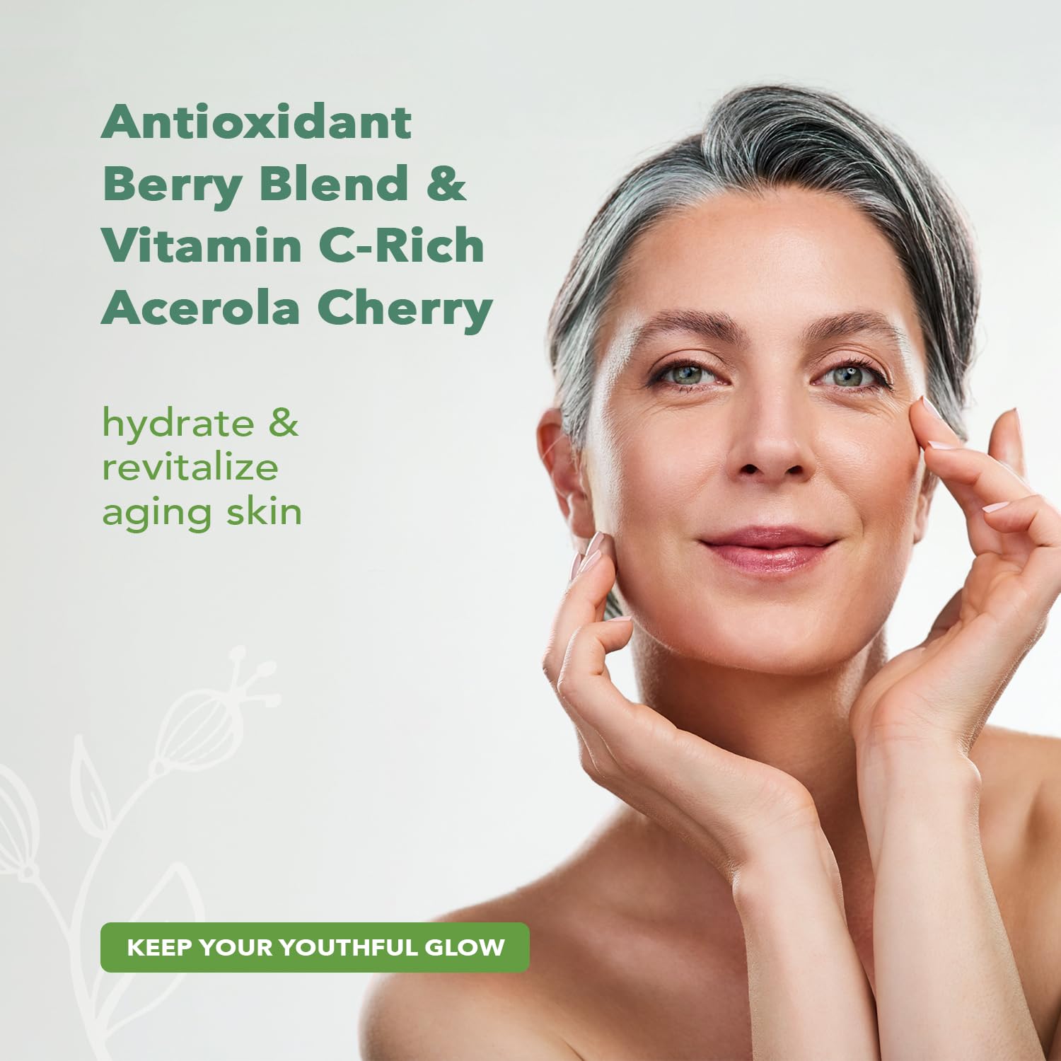 Nourish Organic Face Cleanser – Bilberry & Arctic Berries, Aloe Vera Foam Wash (Pack of 2)