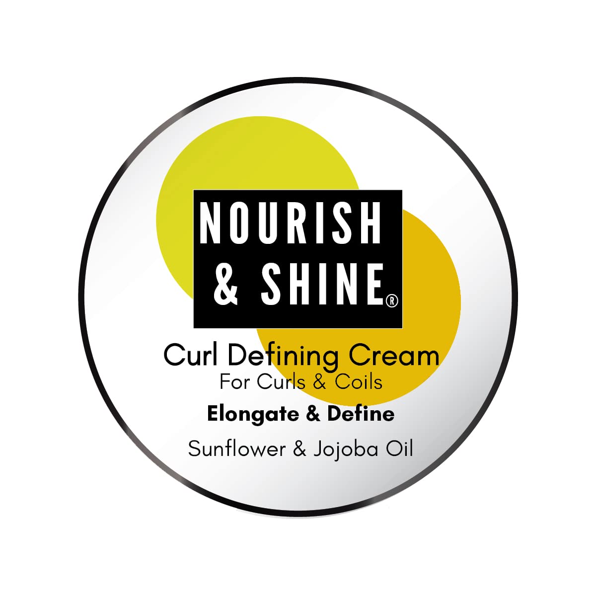 Nourish & Shine Curl Defining Cream, 6 oz – Elongate, Define & Frizz Control
