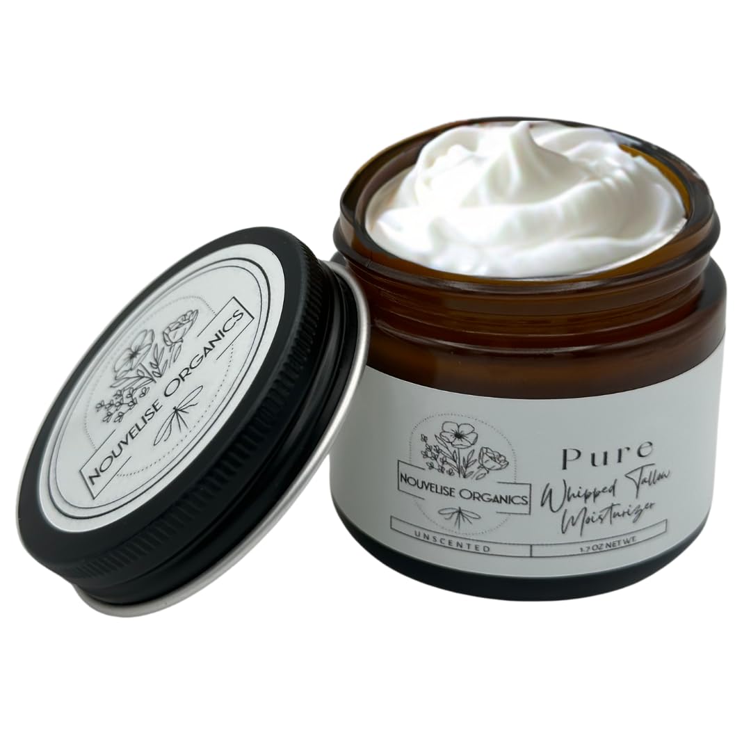 Nouvelise Organics Pure Whipped Tallow Moisturizer — Unscented, 1.7oz