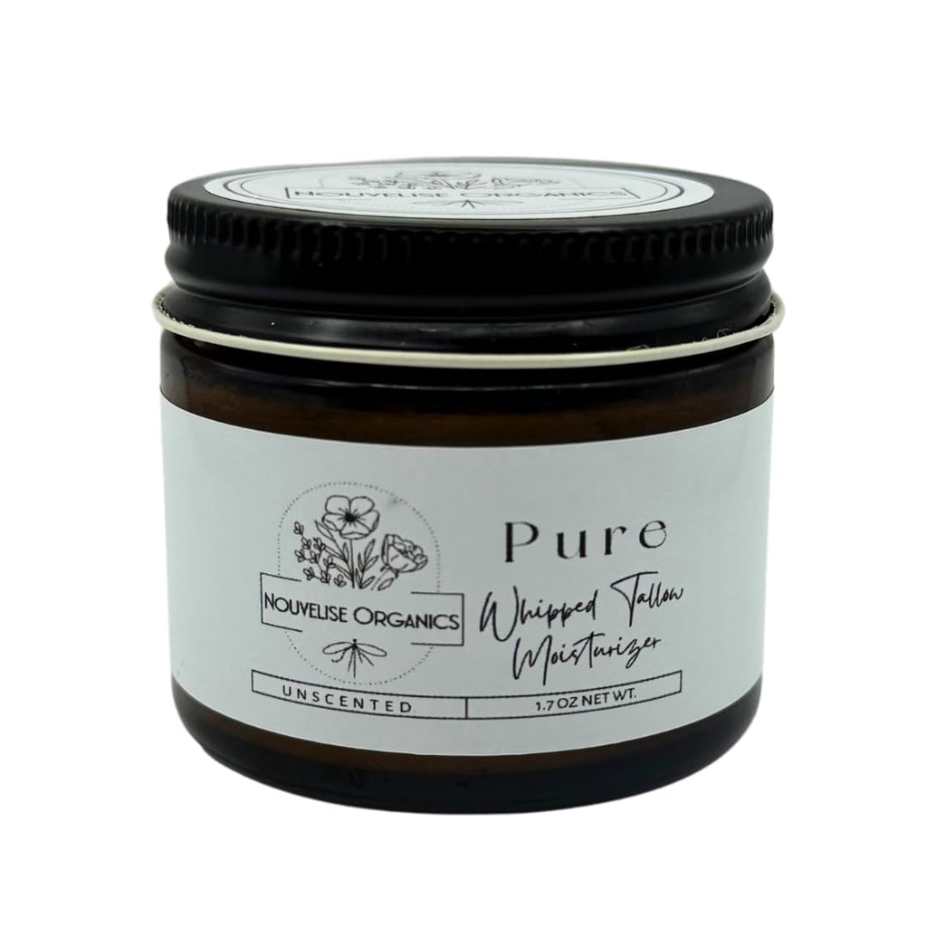 Nouvelise Organics Pure Whipped Tallow Moisturizer — Unscented, 1.7oz