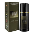 NOVA SHAMPOO Hair Dye Shampoo & Gray Coverage - Natural 3-in-1 Instant Color for Men & Women (Light Brown, 200ml)