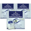 NOVEHA 180Pcs Daily Hygienic Eyelid & Lash Wipes – 120 Individually Wrapped Cleansing Wipes (3 Pack)